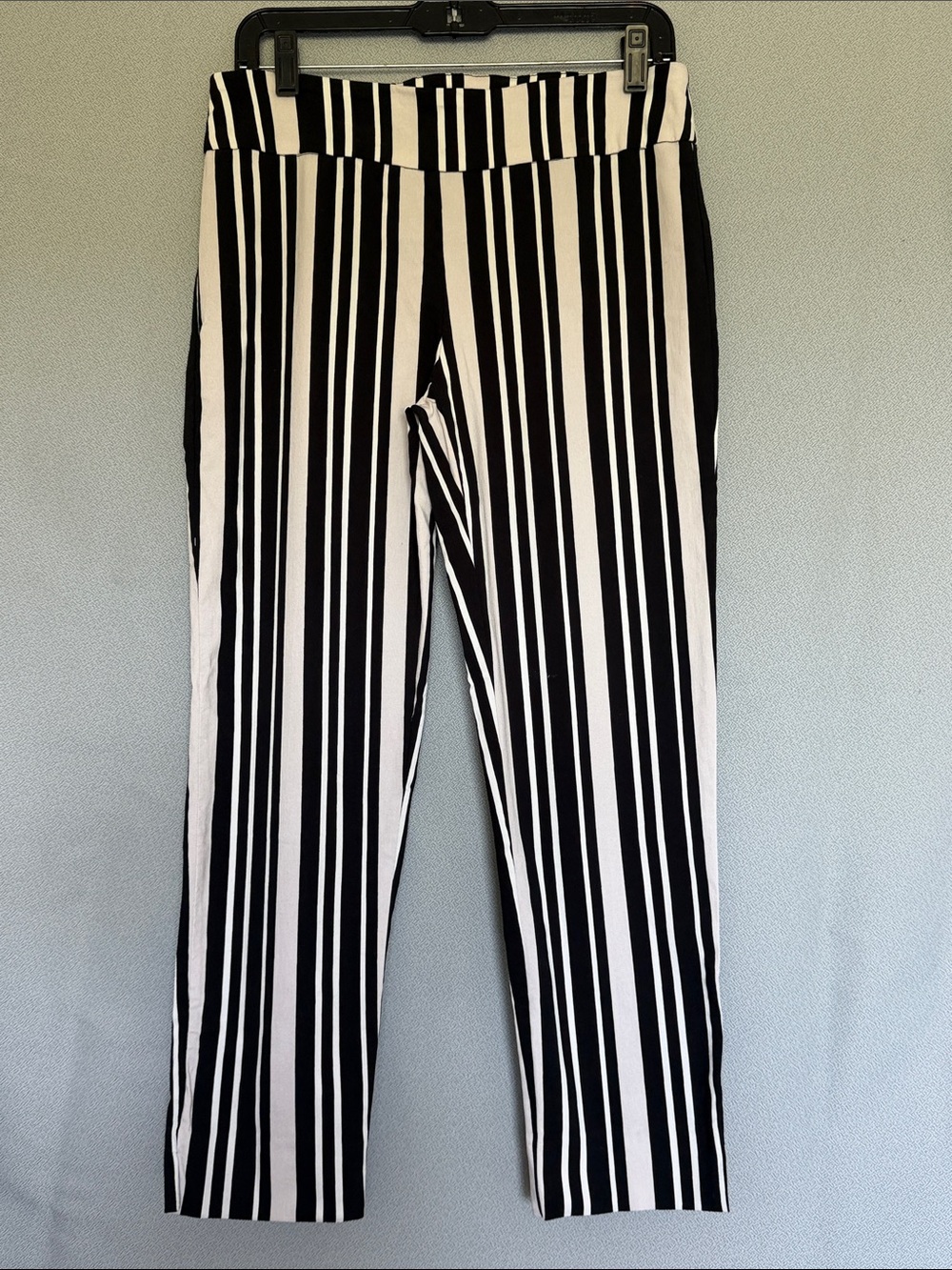 Zac & Rachel Striped Pull-on Ankle Pant